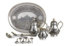 Серебряные предметы и посуда