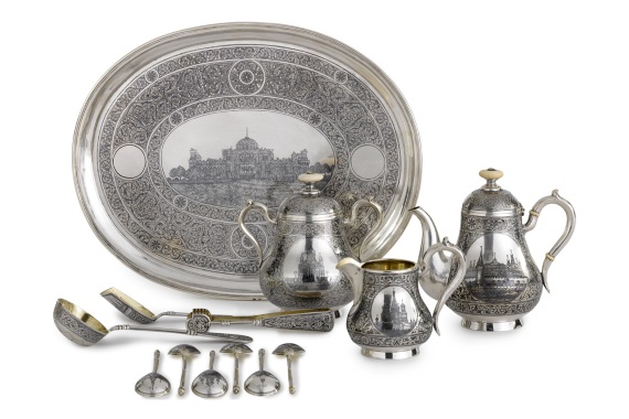 Оценка, скупка столового, старинного, антикварного серебра в Москве
