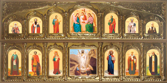 старинные православные иконы иконостас церковный