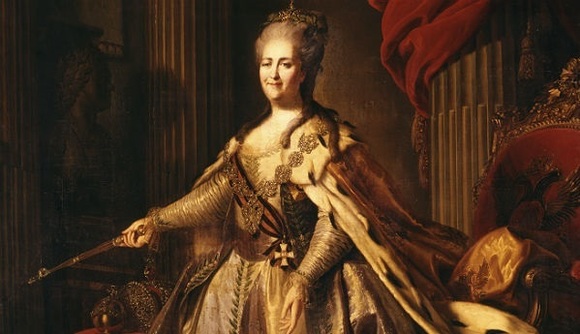 Рокотов русский художник картина портрет царица Екатерина II