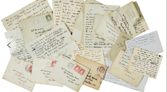 William Butler Yeats старинный личный архив письма рукопись