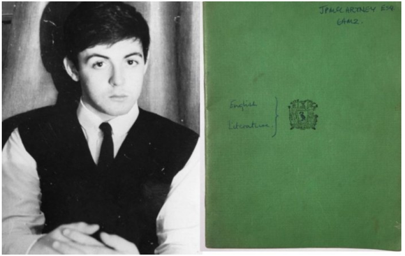 Пол Маккартни The Beatles аукцион рукопись тетрадь история